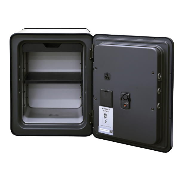 エーコー(EIKO) メタセル マルチロック式小型耐火金庫 テンキー式 指紋照合式 MC-40PRWH