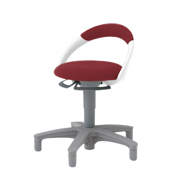 イトーキ 医療家具 サポートスツール 背なし 円盤脚 布張り PCK-1108PV