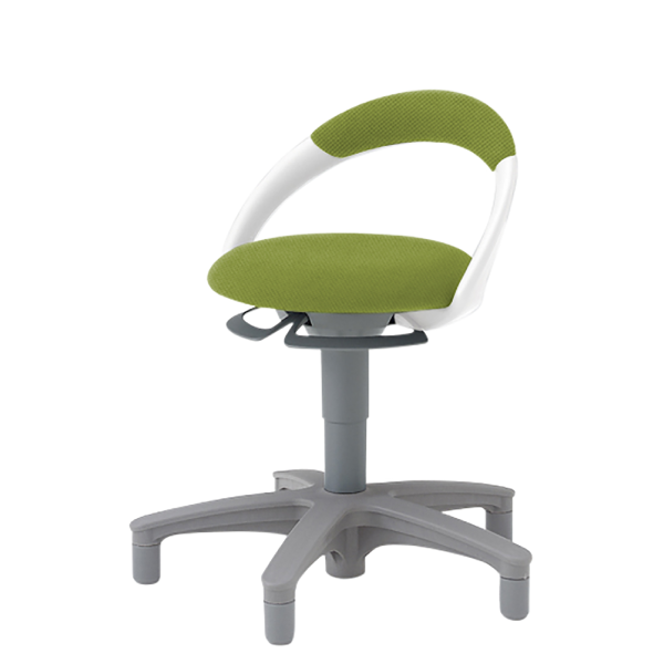 イトーキ 医療家具 サポートスツール 背付 グライド付 布張り PCK-1101PV