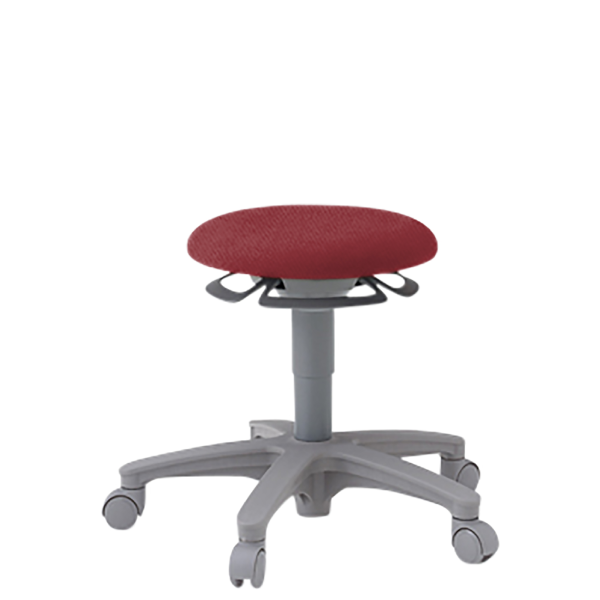 イトーキ 医療家具 サポートスツール 背なし キャスター付 布張り PCK-1104PV
