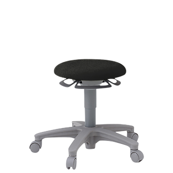 イトーキ 医療家具 サポートスツール 背なし キャスター付 布張り PCK-1104PV