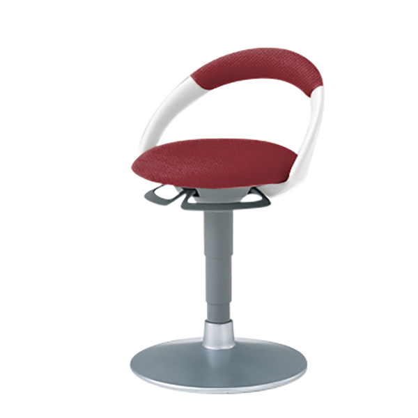 イトーキ 医療家具 サポートスツール 背なし 円盤脚 布張り PCK-1108PV