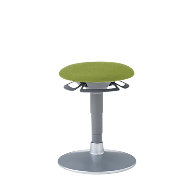 イトーキ 医療家具 サポートスツール 背付 足掛付 キャスター付 布張り