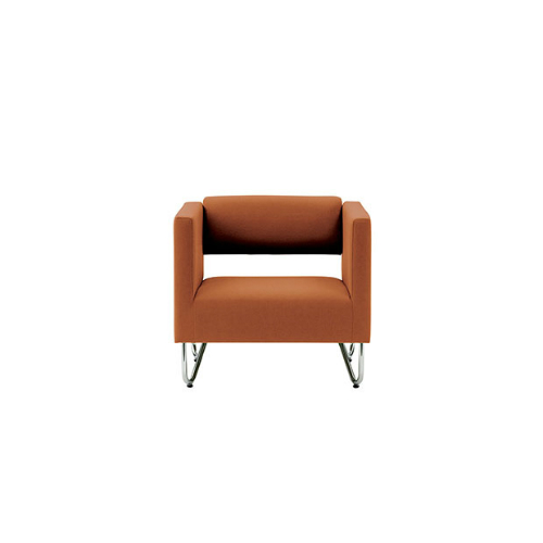 ナイキ ロビーチェア ロビーシリーズ133 1人掛 ビニールレザー張り W720×D700×H650 RC1331N