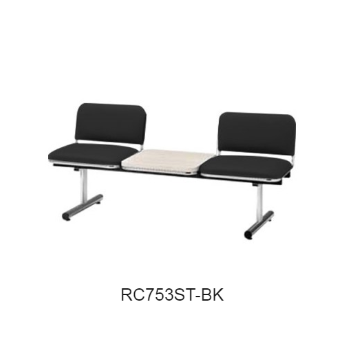 ナイキ ロビーチェア 長イス 背なし ビニールレザー張り W1500×D460