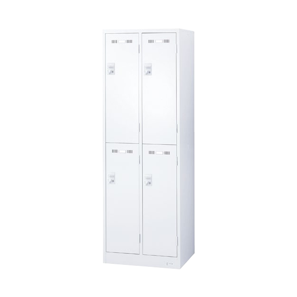 生興 seiko SLDWロッカー 本体:ホワイトタイプ 2段4人用ロッカー