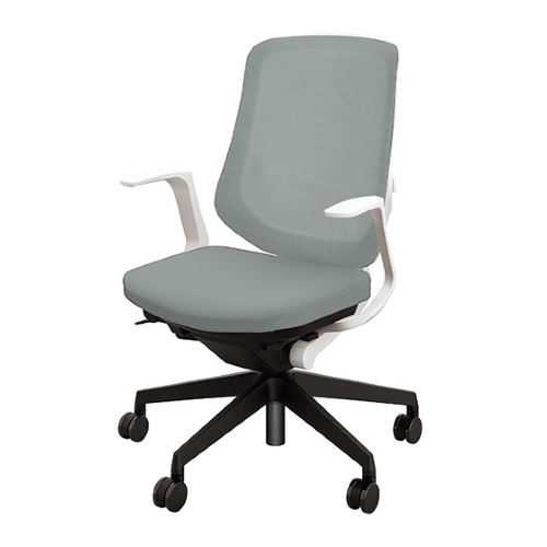 ナイキ セリフトチェア (Selift) (ホワイト) ミドルバック 布張り 固定肘  SLEN513F