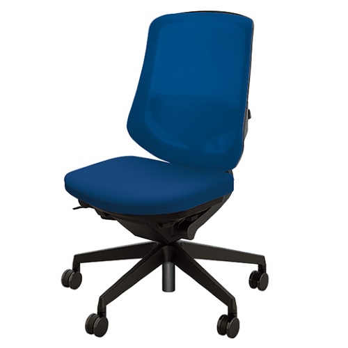 ナイキ セリフトチェア (Selift) (ブラック) ミドルバック 布張り 肘なし ペルビックランバーサポート付・ハンガー付 SLENB512FB