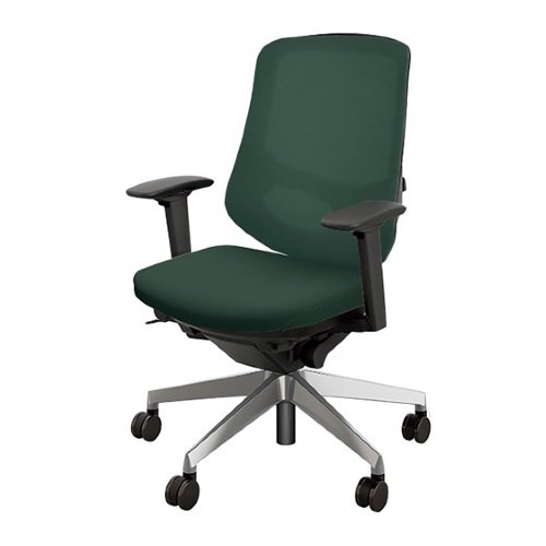 ナイキ セリフトチェア (Selift) (アルミ脚) ミドルバック 座布張り/背メッシュ張り 可動肘 SLENB513AFA