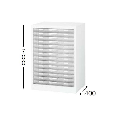 ナイキ パンフレットケース A3タイプ A3横用 W490×D400×H700mm STW114S-A3-WH