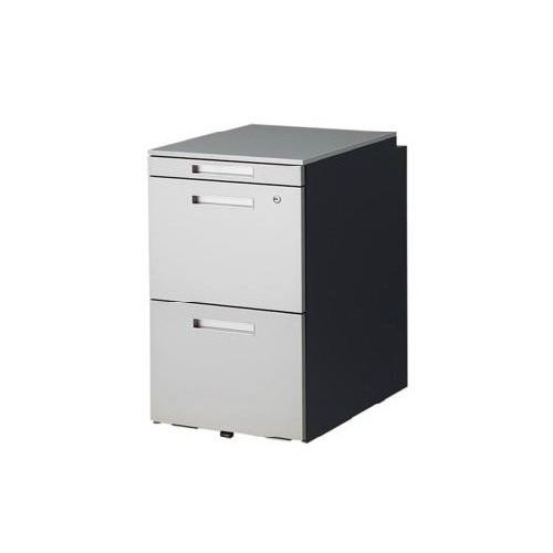 ナイキ ウエイク(テーブルシステムWK型) ワゴン(ハイタイプ) W395×D580×H650 シリンダー錠 TRH046HCK-SVD