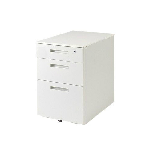 ナイキ ウエイク(テーブルシステムWK型) ワゴン W395×D580×H611 シリンダー錠 TRH046XCK-WW