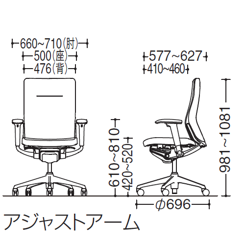 オカムラ(okamura) オフィスチェア コーラルチェア クッション