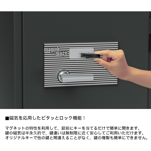 エーコー EIKO 小型耐火金庫 STANDARD スタンダード マグロック式機能
