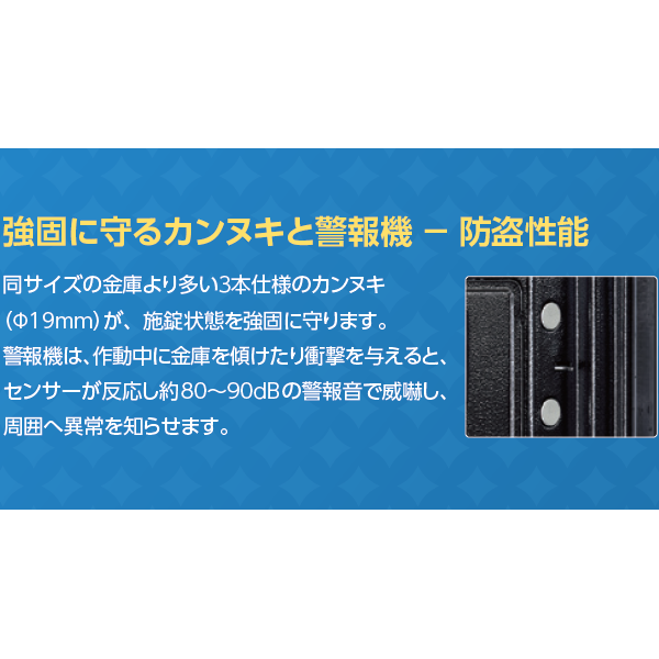 エーコー(EIKO) メタセル マルチロック式小型耐火金庫 