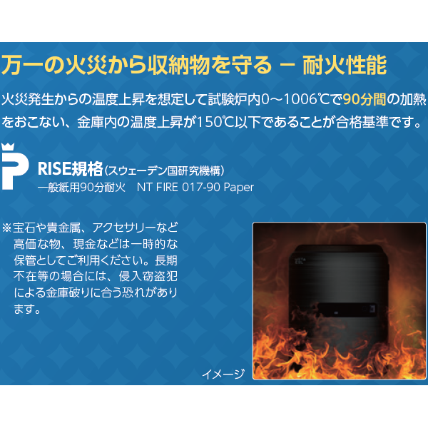 エーコー(EIKO) メタセル マルチロック式小型耐火金庫 