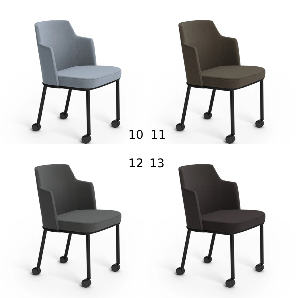 イトーキ オフィスチェア ノルリミックスサイドチェア(knoll) ソフト