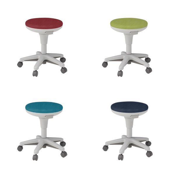 イトーキ 医療家具 サポートスツール2 スツール キャスター付 布張り