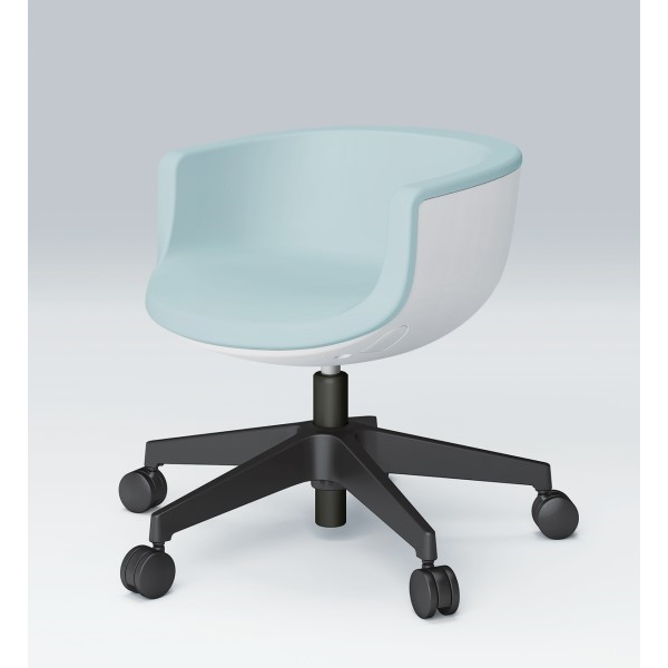 イトーキ 医療家具 プリーゼアチェア 円盤脚 回転ロック付 KT-711-W9