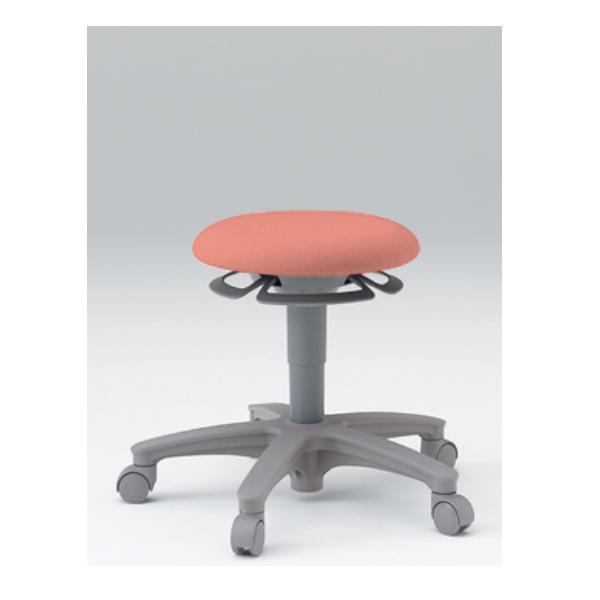 イトーキ 医療家具 サポートスツール 背なし キャスター付 ビニールレザー張り PCK-1104DL-M6