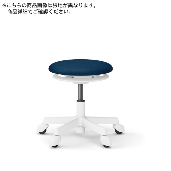 イトーキ 医療家具 サポートスツールS (Support Stool S) ランバーフレームなし ゴム単輪キャスター 抗ウイルス布地(PV) PCK-600PV