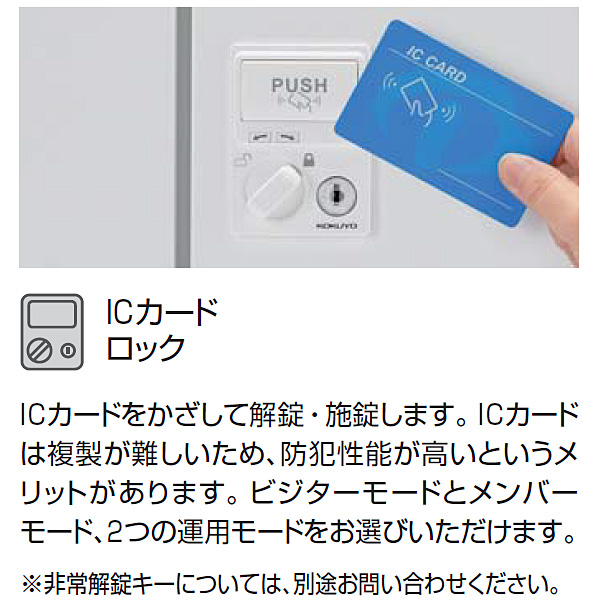 コクヨ イノン(iNON) パーソナルロッカー ホワイト 6人用メール穴なし
