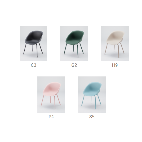 イトーキ ITOKI ワンチェア wan スチール4本脚タイプ ヌードシェル KLD-945-