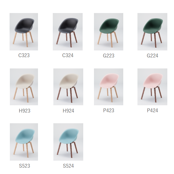 イトーキ ITOKI ワンチェア wan 木脚タイプ ヌードシェル KLD-944-