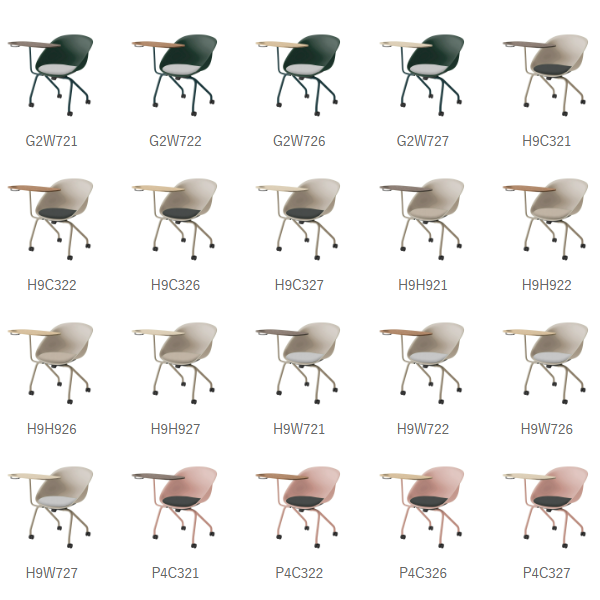 イトーキ オフィスチェア ワンチェア(wan) テーブル付 ネスティング
