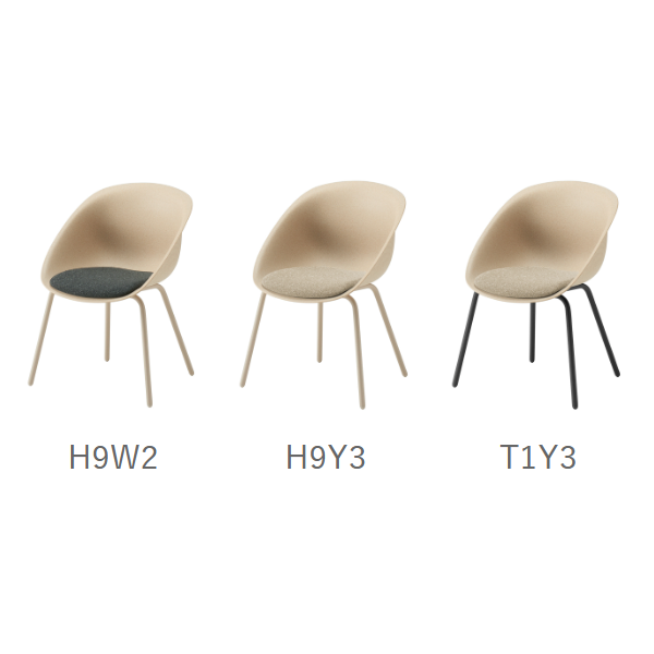 イトーキ ワンチェア エコタイプ スチール4本脚タイプ KLD-955EH-