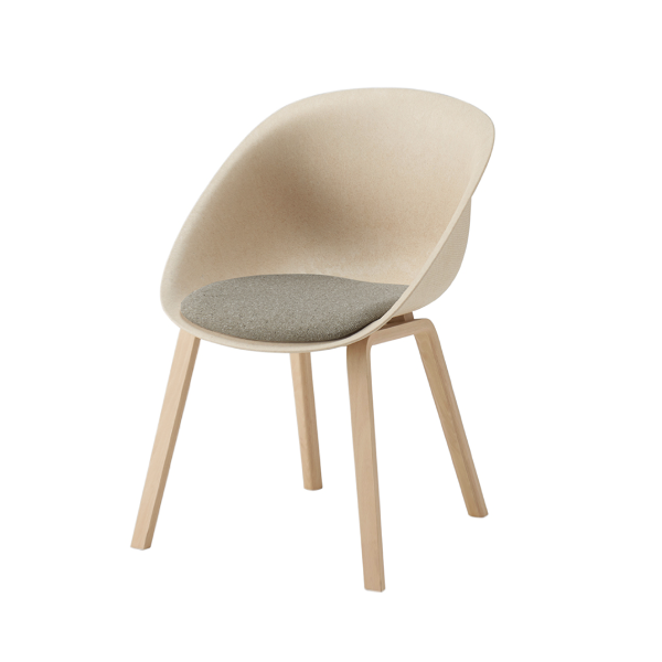 イトーキ ワンチェア エコタイプ 木脚タイプ KLD-954EH-23W2/KLD-954EH-23Y3