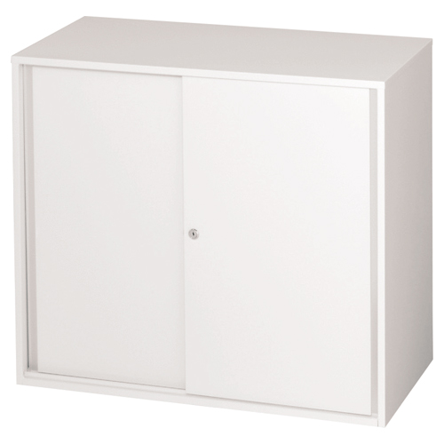 ジョインテックス JOINTEX Trinity トリニティ 引違い書庫 上置き W800D400H730 LGT-802S 322-368