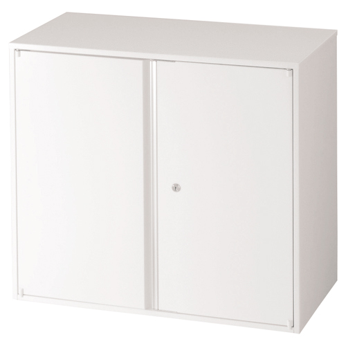 ジョインテックス JOINTEX Trinity トリニティ 両開き書庫 上置き W800D400H730 LGT-802A 322-369