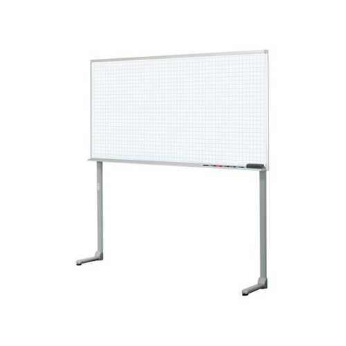 コクヨ ホワイトボード BB-L900シリーズ 片面ホワイトボード(グレー暗線) 壁面仕様 W1805×D315×H1800 BB-L936AW