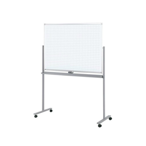 コクヨ ホワイトボード  BB-R900シリーズ 回転ホワイトボード グレー暗線/ホワイト W1315×D628×H1800 BB-R934AWW