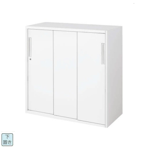 コクヨ エディア(EDIA) スタンダード 3枚引き違い 下置き書庫 BWU-HD349SAWN/BWU-HD349F1N