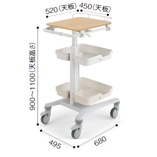 コクヨ スタッフステーション NURSING CART FREE＋ ナーシングカート