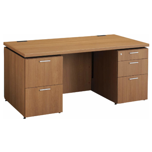 コクヨ 役員室用家具 マネージメント S370シリーズ 両袖デスク W1600×D865×H720 MG-S37D1685M53N4