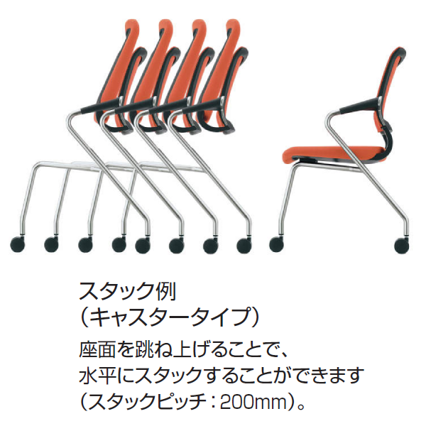 コクヨ サテリテチェア(Saterite) ミーティングチェア  機能