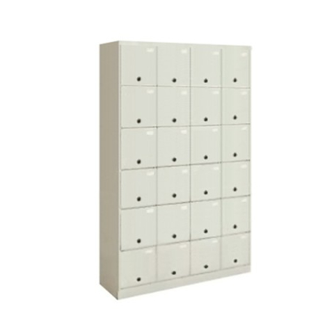 コクヨ シューズボックス SXシリーズ 4列6段24人用 扉付きタイプ(中棚付) 錠なし SX-D46TF1