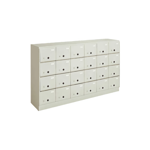 コクヨ シューズボックス SXシリーズ 6列4段24人用 扉付きタイプ 錠なし SX-D64F1