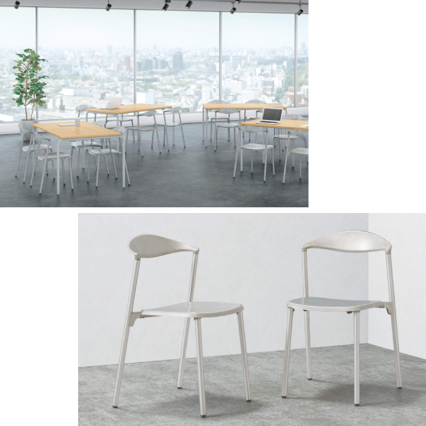 コクヨKATEチェア ヌードタイプ超軽量 マグネシウム使用