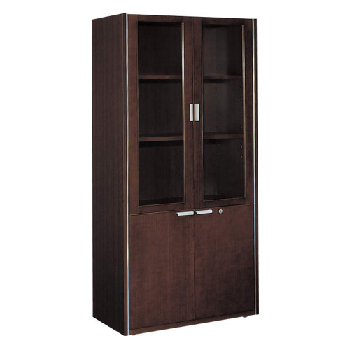 コクヨ 役員室用家具 マネージメント N650シリーズシリーズ 両開き書棚 ガラス扉タイプ MG-N65SG