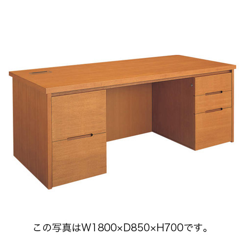 コクヨ 役員室用家具 マネージメント30シリーズ 両袖デスク＜コンセント付き＞ MG-3DD1