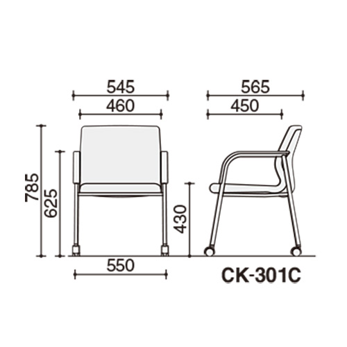コクヨ KOKUYO ミーティングチェアー マネージメントチェアー 300