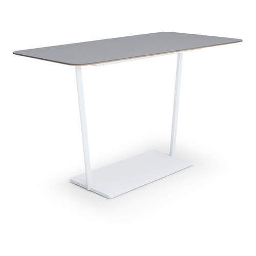 コクヨ ミーティングテーブル リージョン(Region) T字脚 台形テーブル/ハイテーブル/リノリウム天板 LT-RGD189H