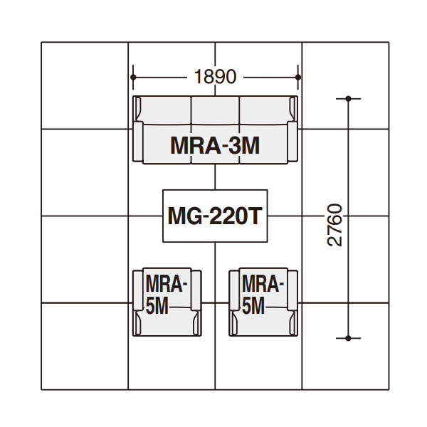 KOKUYO コクヨ　応接セット　リアクト　サイズ　寸法