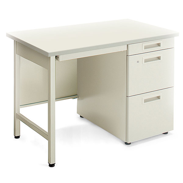 コクヨ 事務用デスクSR型H700タイプ 片袖デスク 3段側面パネルなし F1 SD-SR106S3F11NN