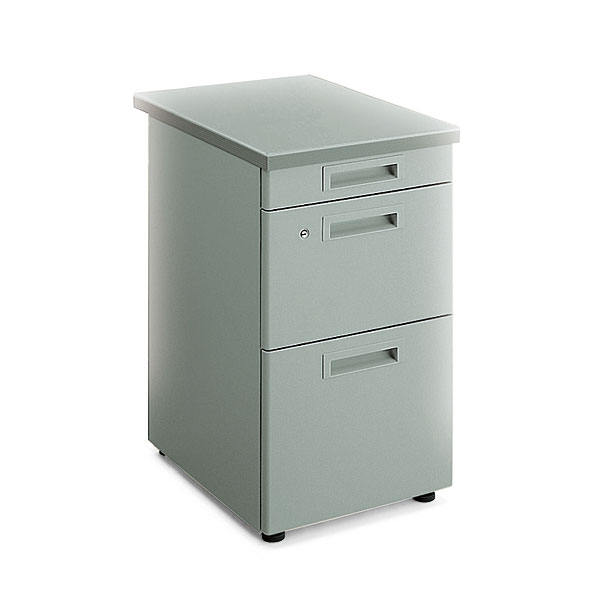 コクヨ 事務用デスクSR型H700タイプ 脇デスク 3段（B4タイプ） グレー SD-SR46E3NN