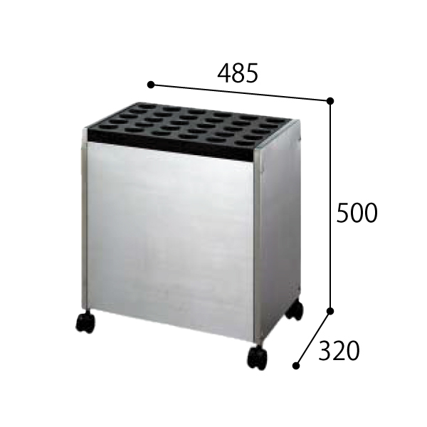 コクヨ 傘立て カサタテ 筒状タイプ（錠なし個別ユニット） 30本用 US-G180N